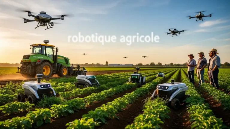 robotique agricole tracteur autonome drone champ