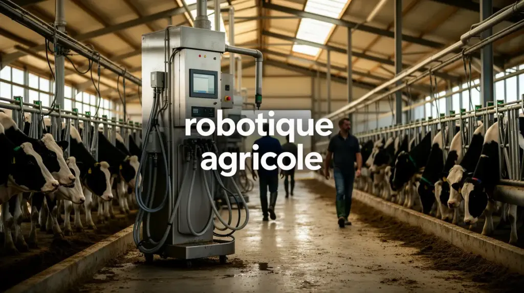 robot de traite automatique robotique agricole moderne