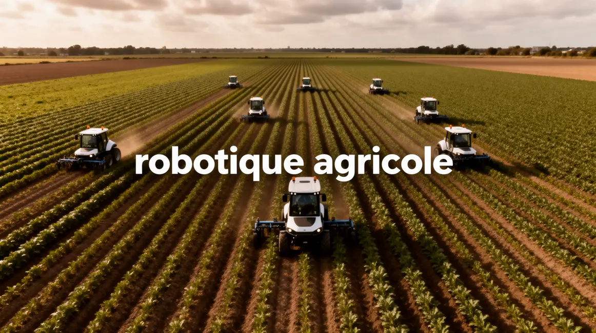 robotique agricole moderne au travail