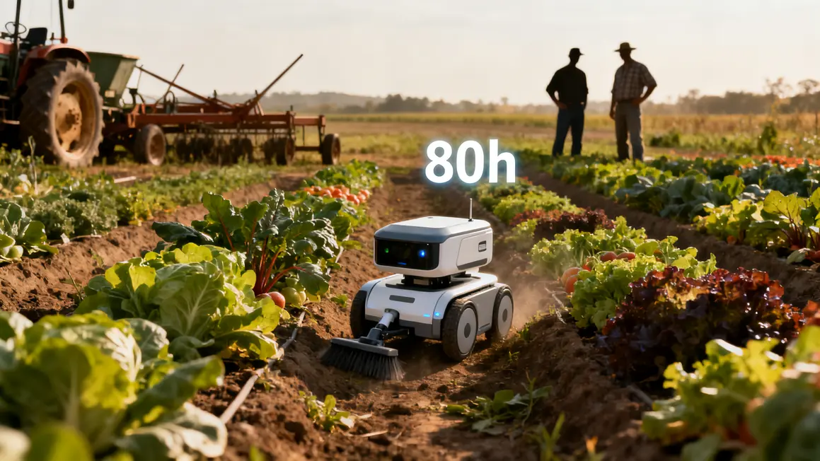 robot autonome desherbage 80h legumes petits outils