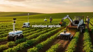 robots agricoles autonomes en action parmi les cultures