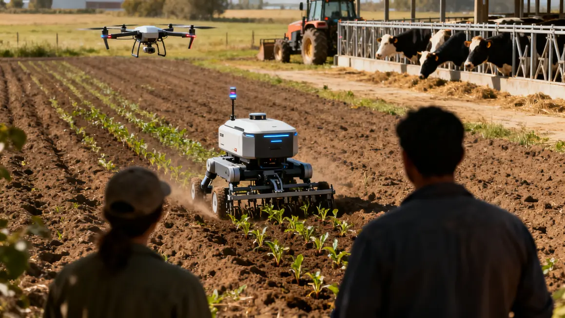robot de desherbage drone robotique agricole