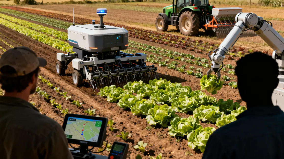 robots agricoles cour ferme gps
