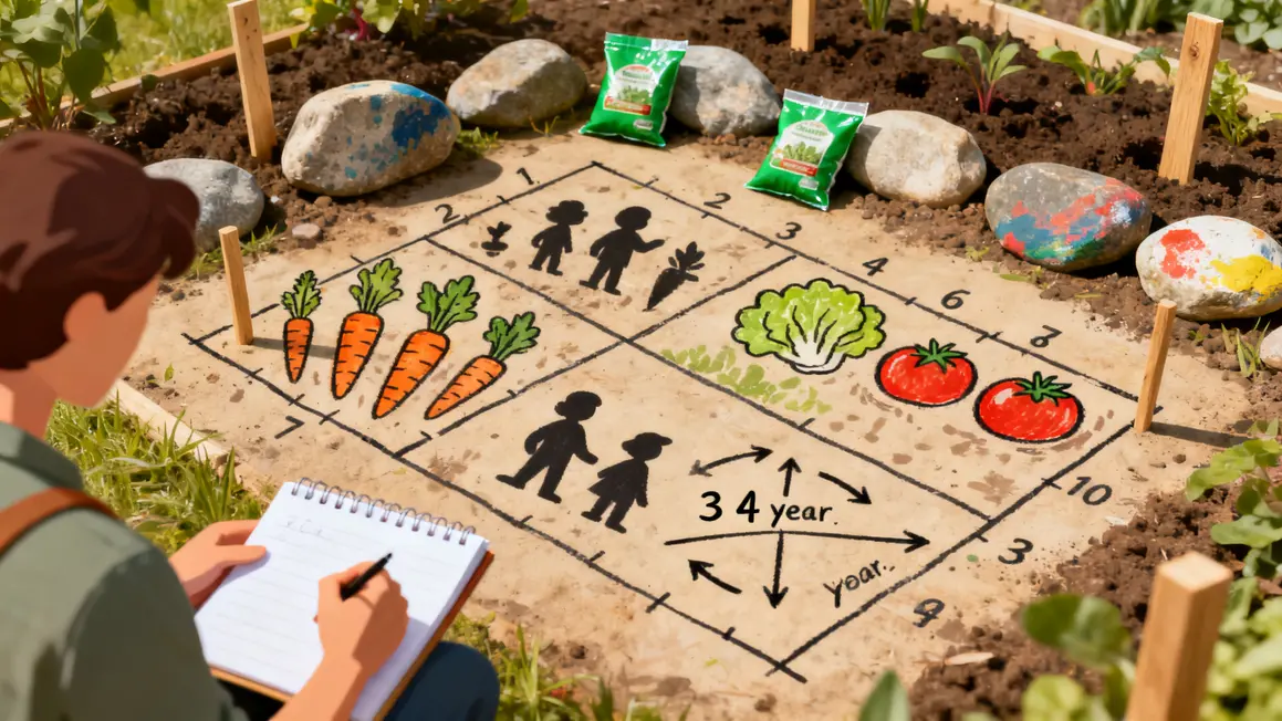 rotation des cultures plan potager zones agenda engrais vert