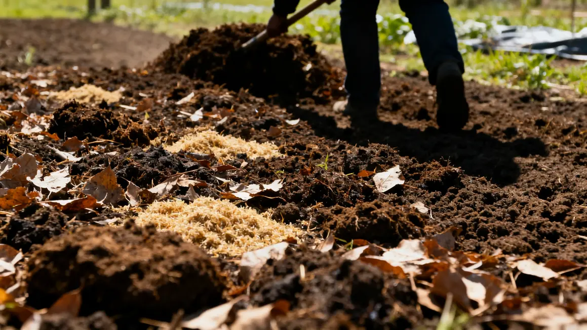 sol argileux compost brf feuilles structure équilibrée