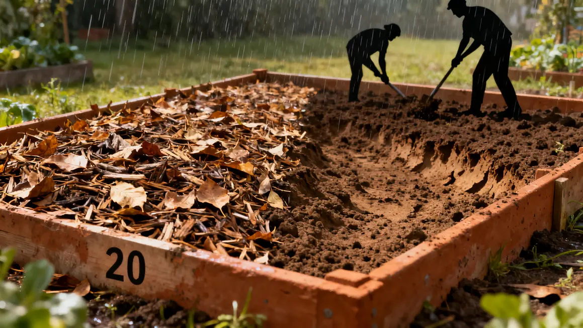 Sol argileux, protection hivernale, paillage, pluie