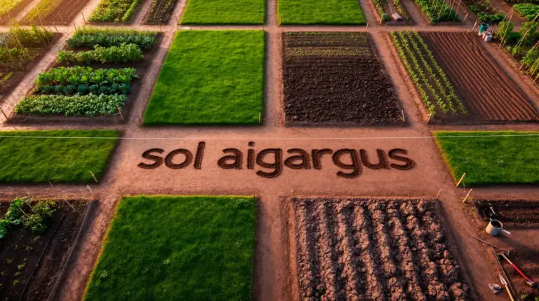 vue aerienne terrain sol argileux potager pelouse