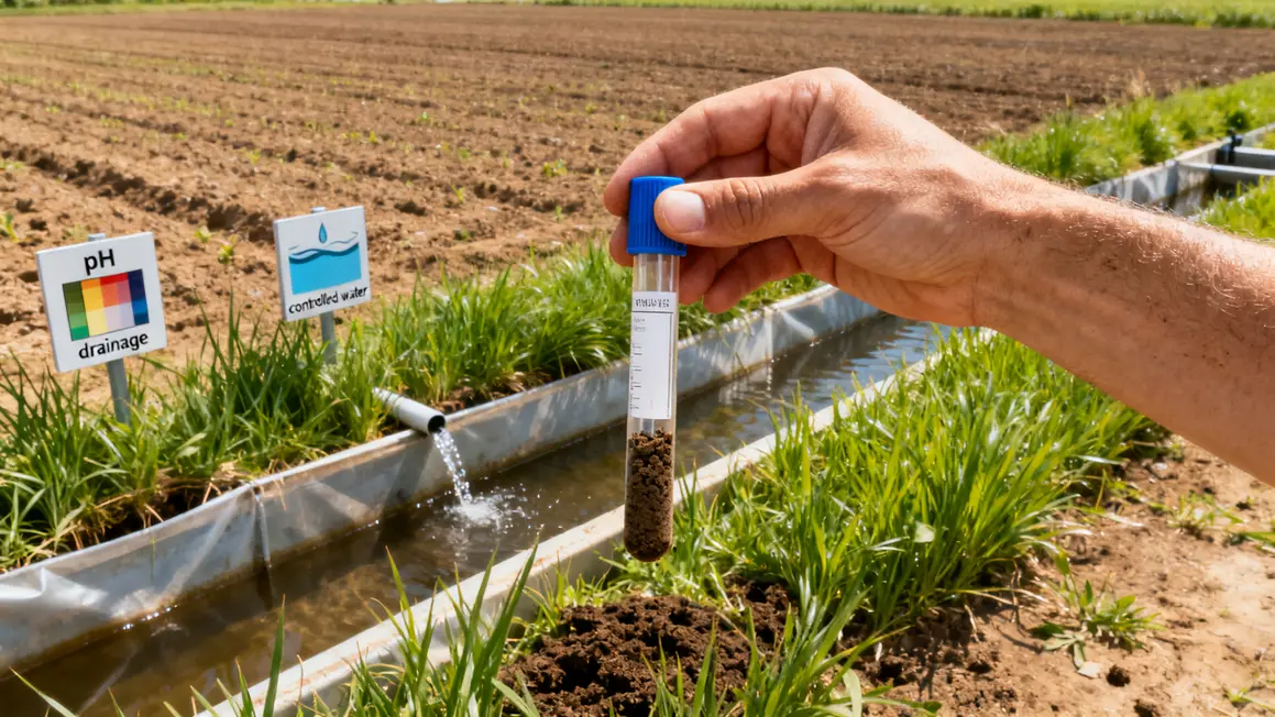 Analyse sol et eau contrôle élevage durable