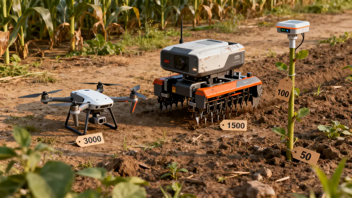 machines agricoles compactes robot drone capteur prix