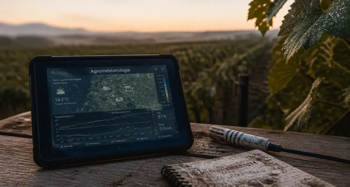 Agrométéorologie : sonde météo pour sécuriser les récoltes et optimiser les rendements