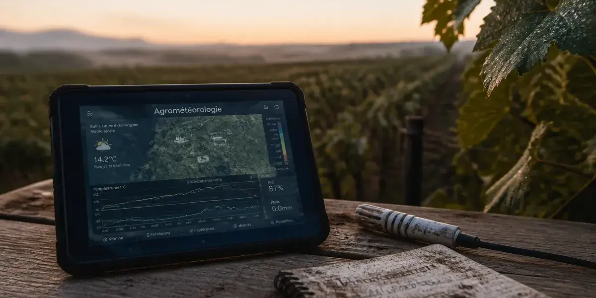 Agrométéorologie : sonde météo pour sécuriser les récoltes et optimiser les rendements