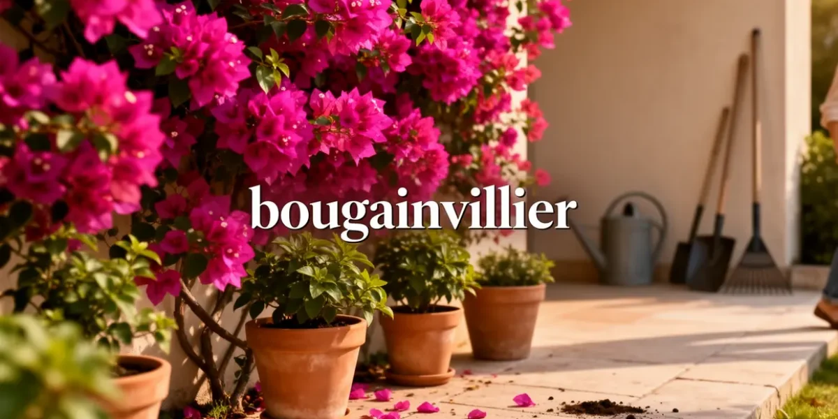 bougainvillier en jardin lumineux terrasse petit budget