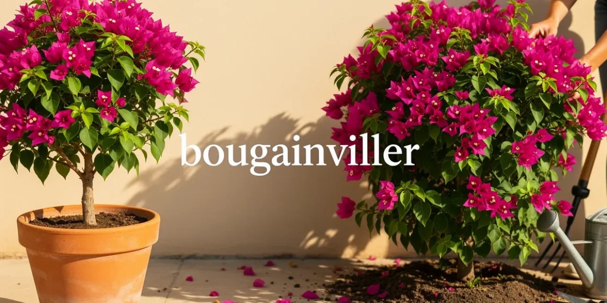 Bougainvillier expose au soleil en pot et pleine terre