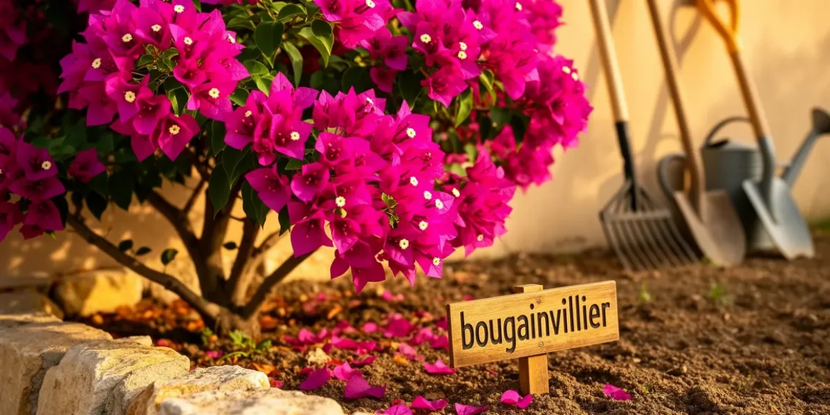 bougainvillier plein sud floraison mediterraneenne