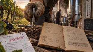 bts viticulture oenologie : sonde de sol et chai viticole