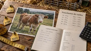 Combien coute une vache : fourchette de prix 700 à 10 000 €