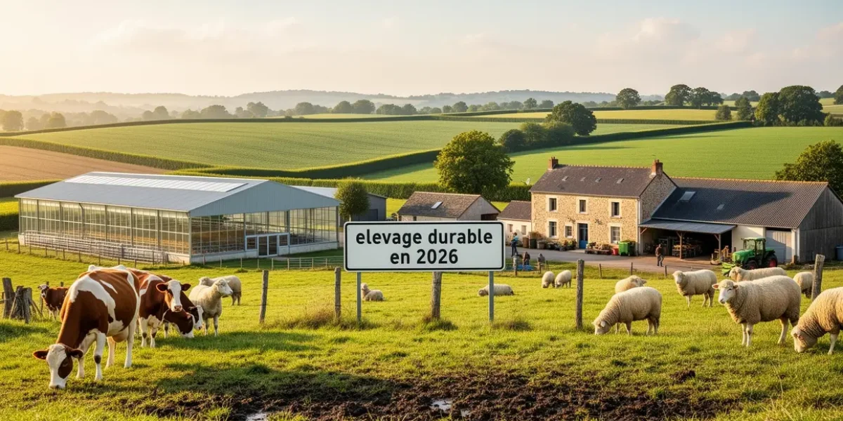 Ferme durable 2026 champs haies animaux