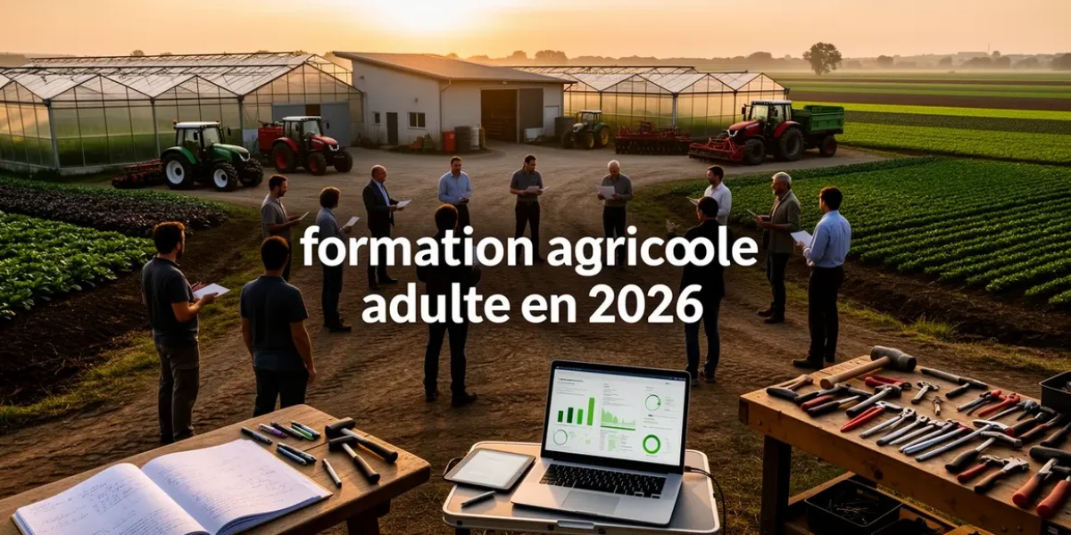 panorama ferme moderne formation agricole adulte 2026