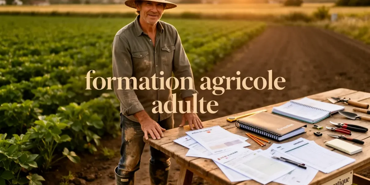 formation agricole adulte adulte reconversion illustration