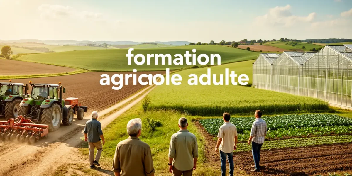 formation agricole adulte vue ferme moderne