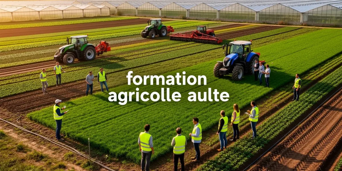 formation agricole adulte vue large exploitation