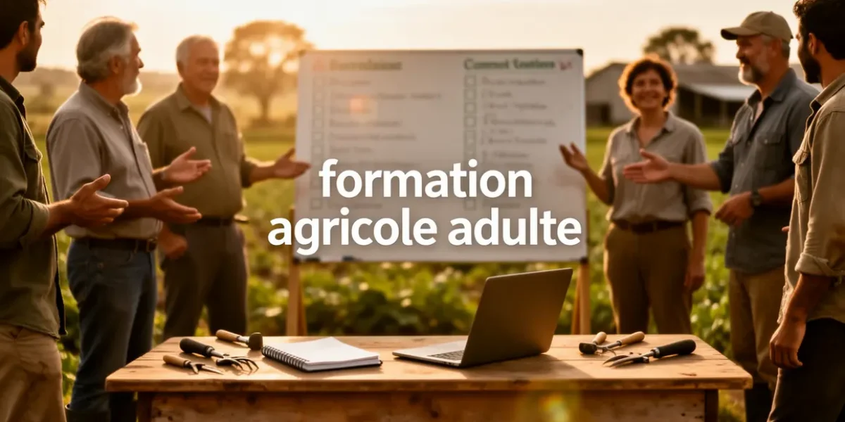 formation agricole adulte checklist visuelle