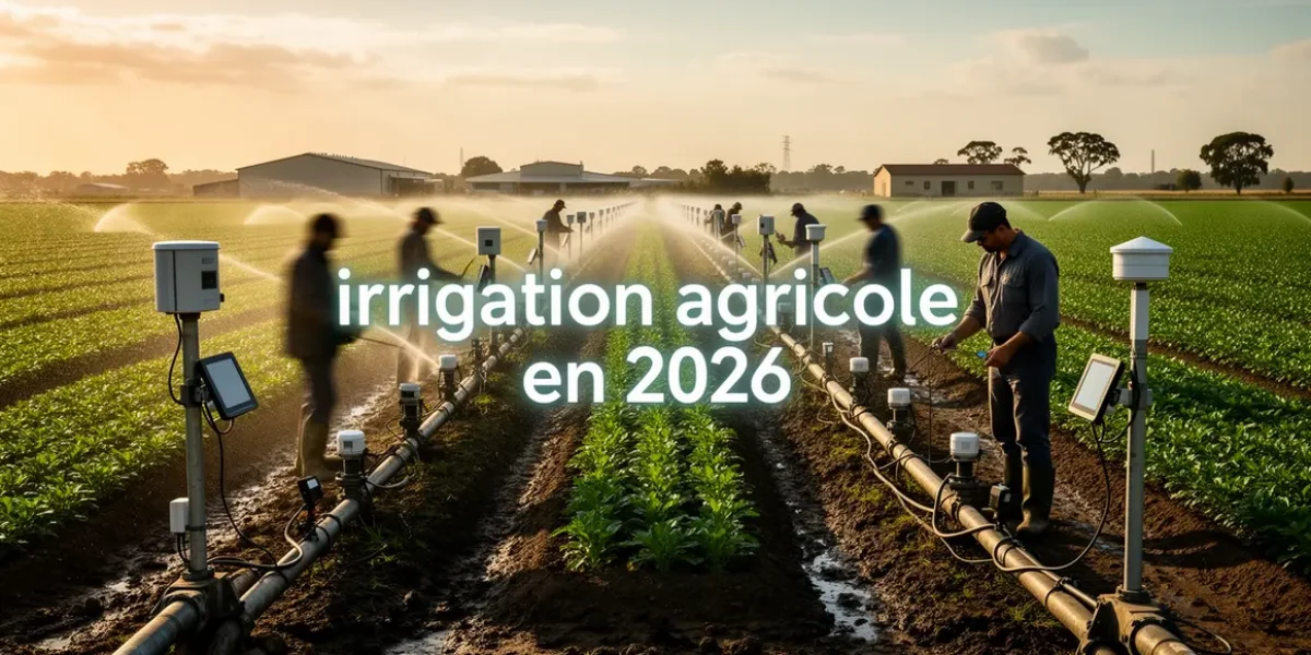 champ moderne systemes irrigation agricole 2026