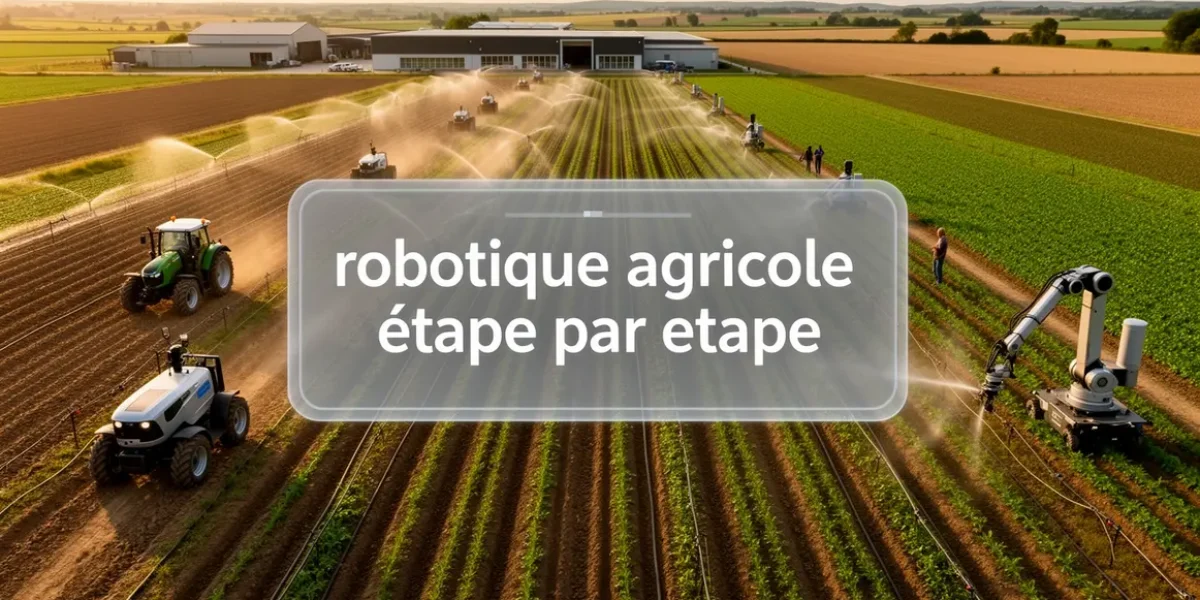 schema etape par etape robotique agricole