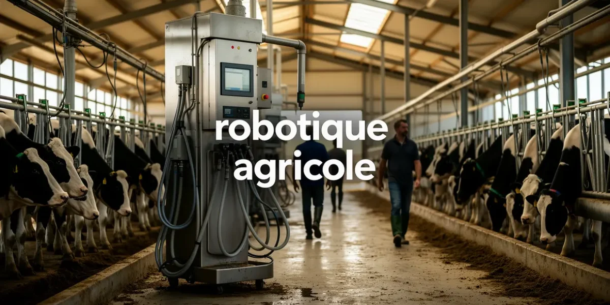 robot de traite automatique robotique agricole moderne
