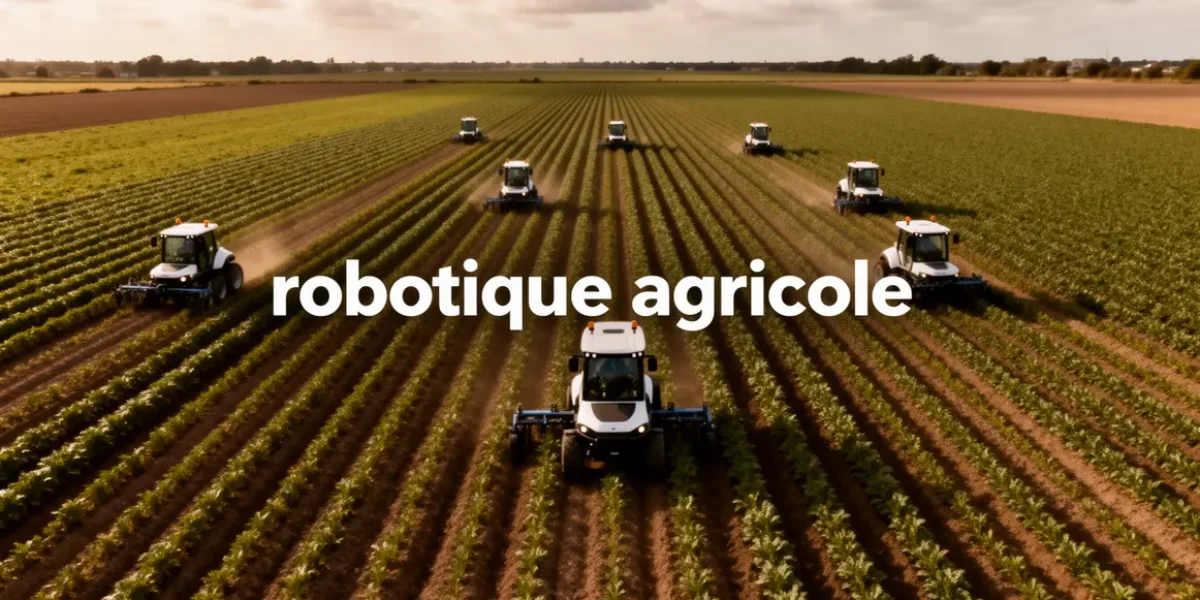 robotique agricole moderne au travail