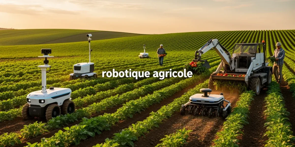 robots agricoles autonomes en action parmi les cultures