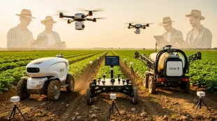 robotique agricole robots automatises modernisation champ