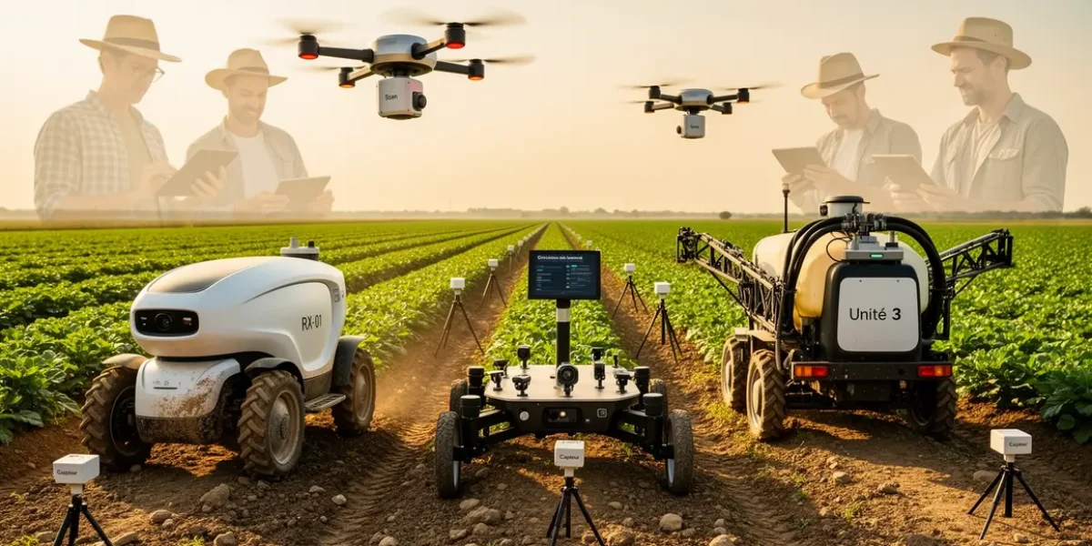 robotique agricole robots automatises modernisation champ
