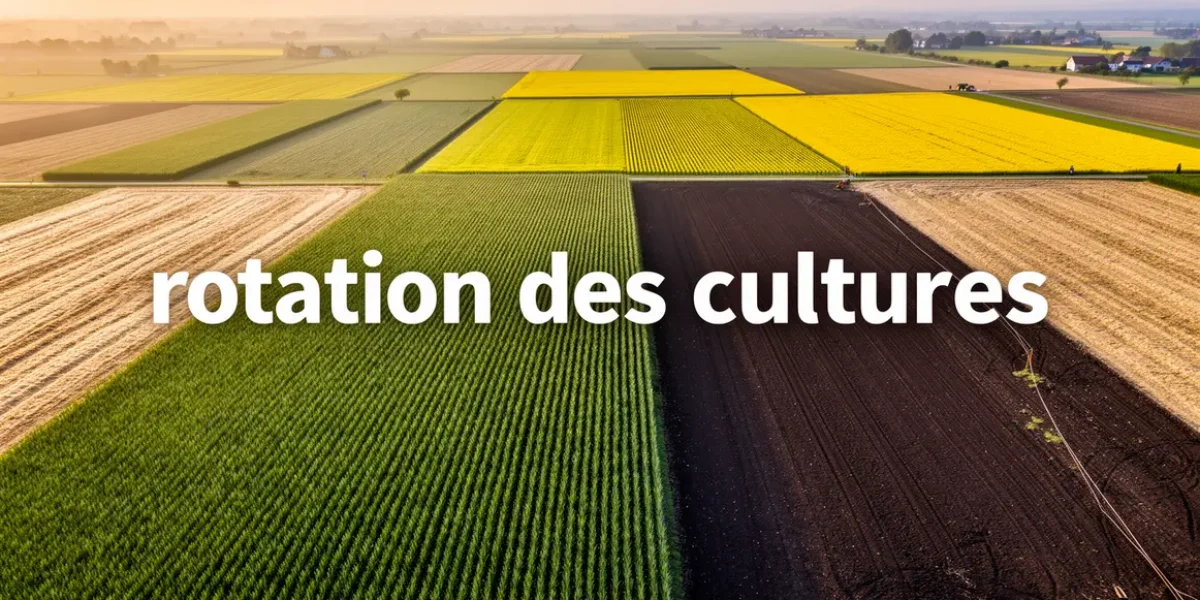 champ rotations cultures parcelles vue aerienne