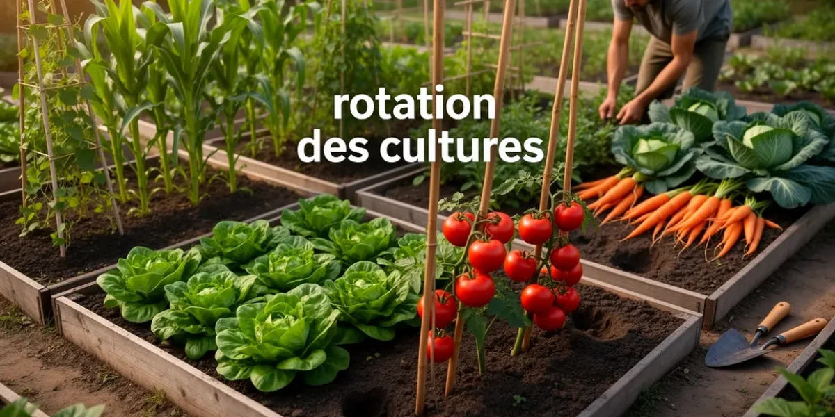 potager rotation cultures quatre parcelles legumes