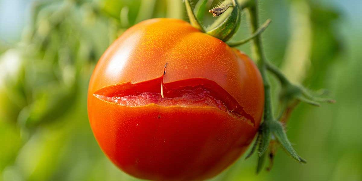 tomate fendue